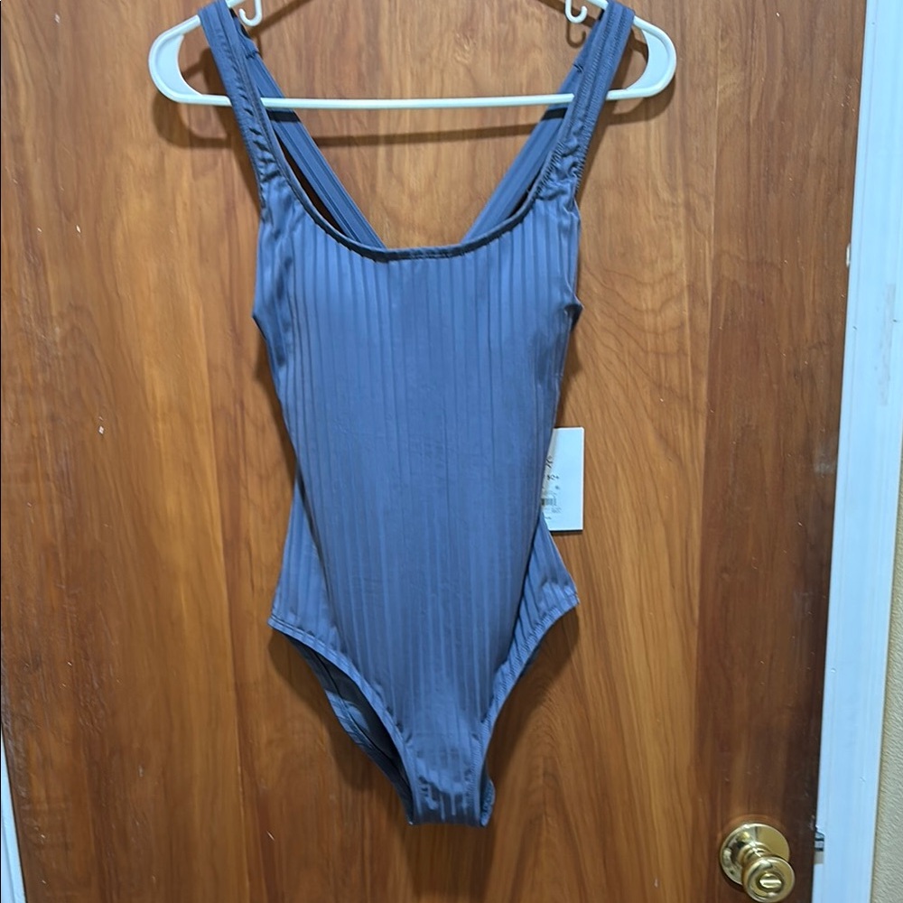 Kohl's Blue Ribbed Bodysuit One Piece